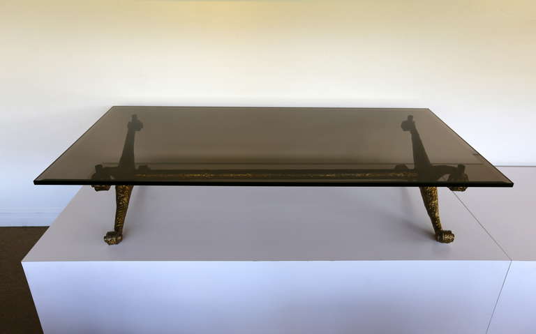 Mid-Century Modern Bronze Coffee Table by Monteverdi-Young