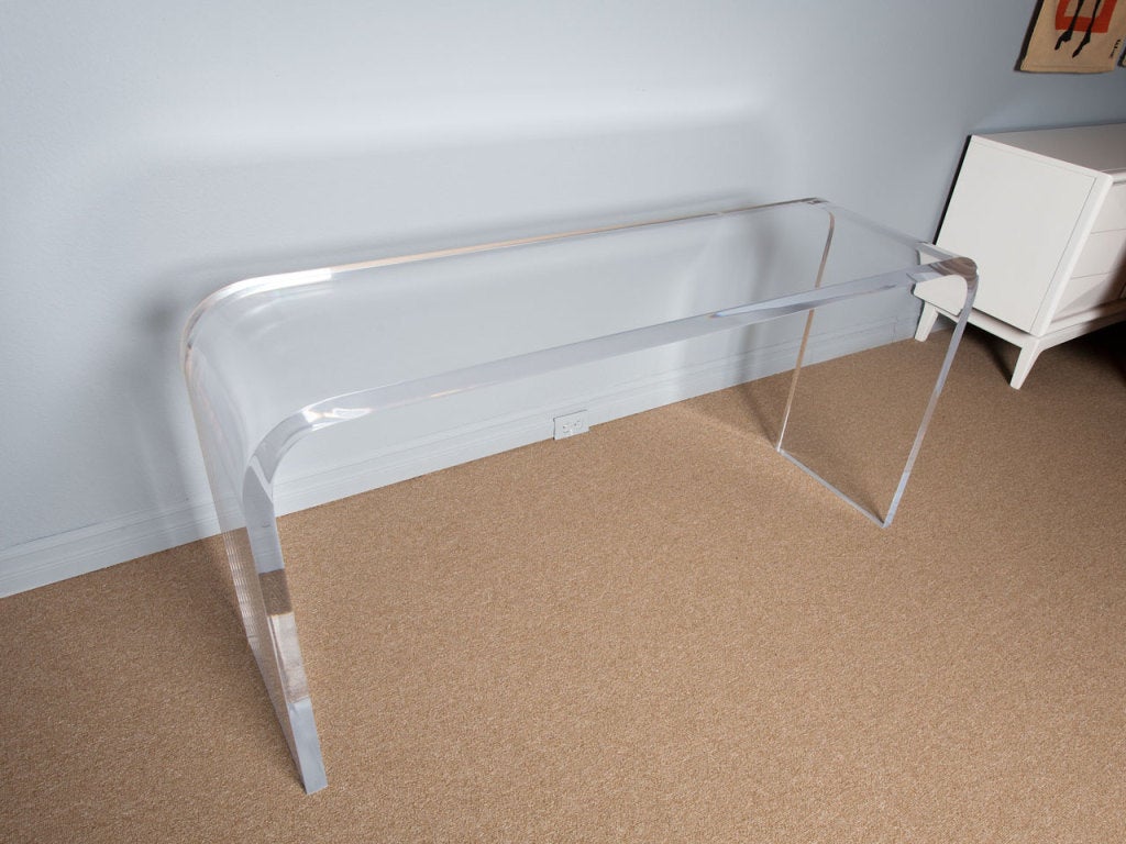 Late 20th Century 70's Lucite 