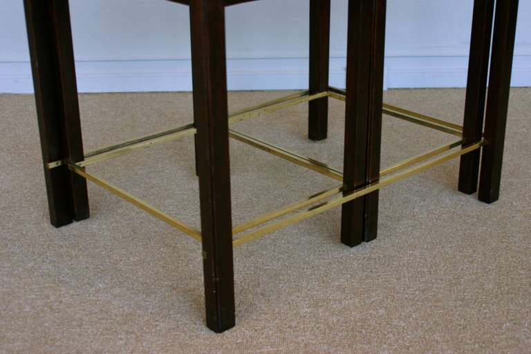 Nesting Tables By Edward Wormley For Dunbar In Excellent Condition In Costa Mesa, CA