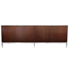 Florence Knoll Rosewood & Marble Credenza