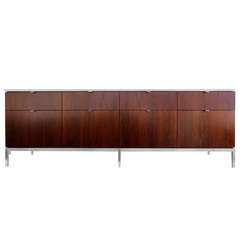 Florence Knoll Rosewood & Marble Credenza