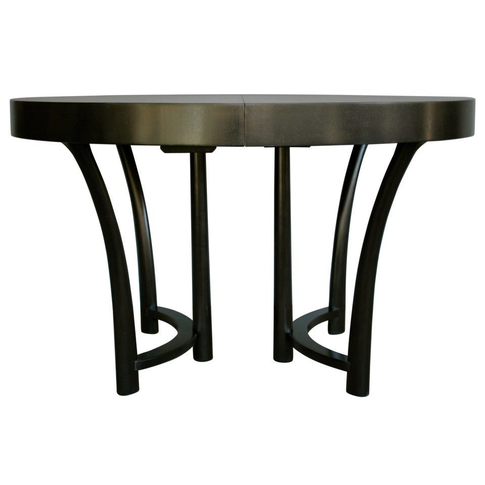 Ebonized Dining Table By Widdicomb