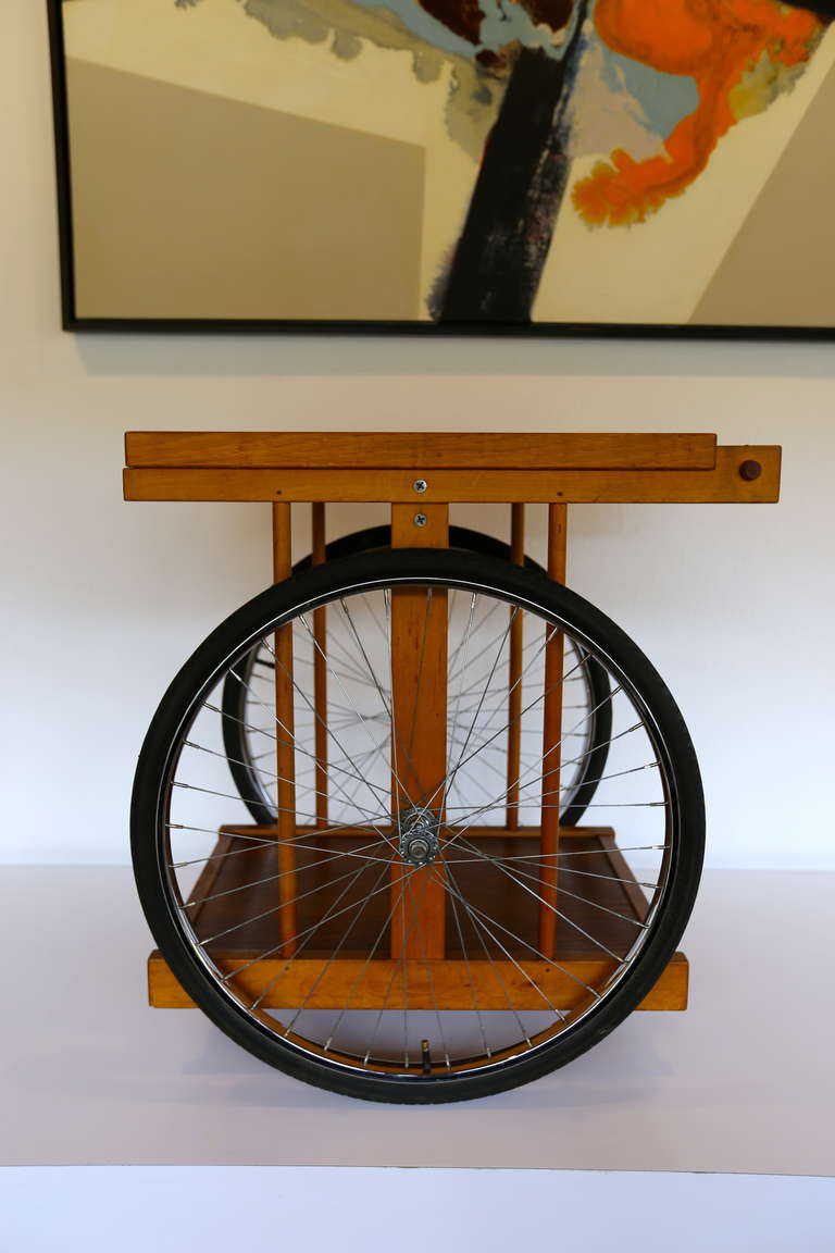 California Design Bar Cart by Bill W. Sanders.  This piece is signed to the bottom.