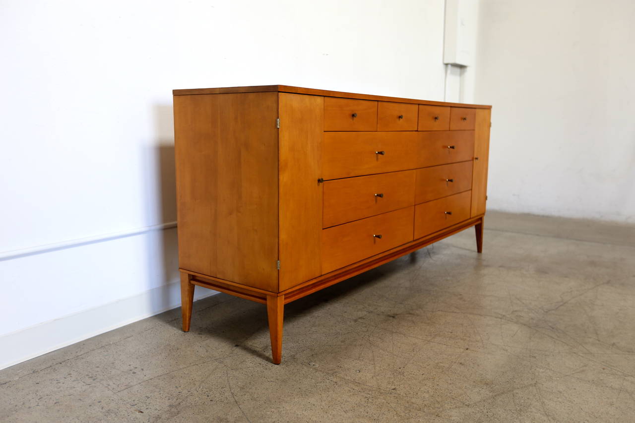 20-Drawer Dresser by Paul McCobb In Good Condition In Costa Mesa, CA
