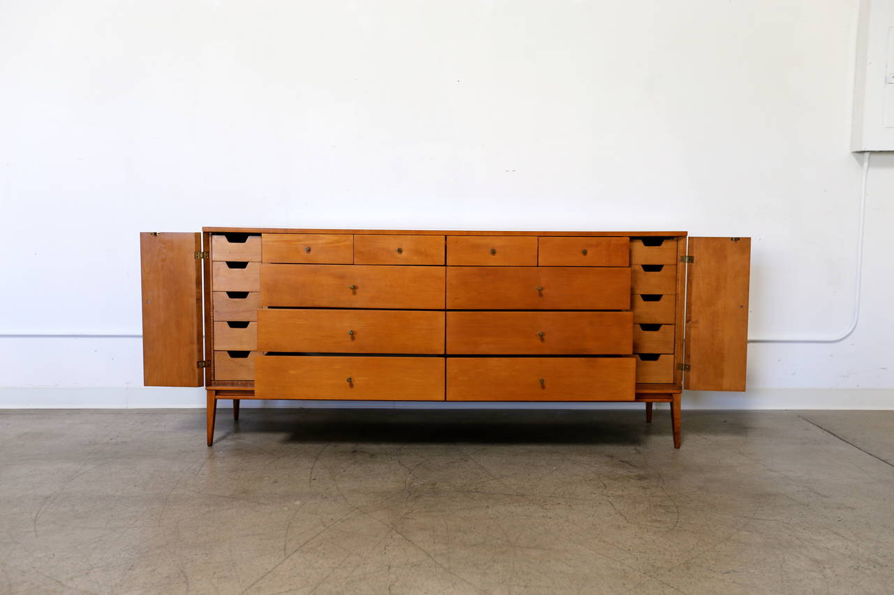 20th Century 20-Drawer Dresser by Paul McCobb