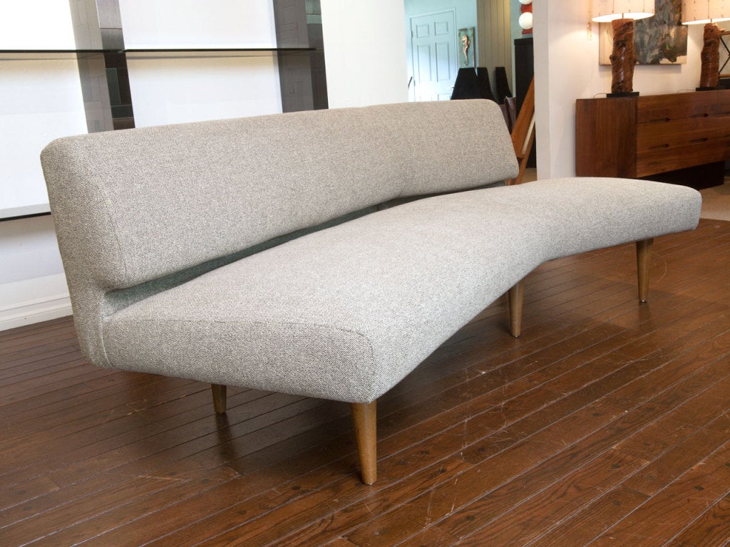 Wing shaped sofa by EDWARD WORMLEY for Dunbar