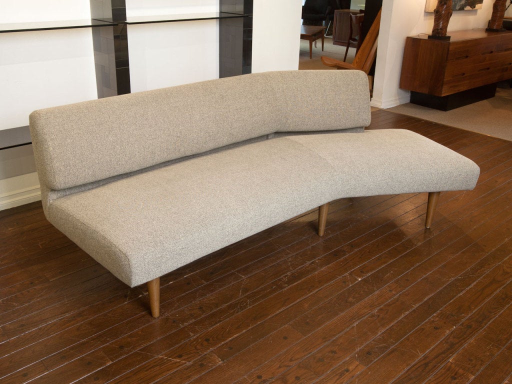 American Wing Shaped Sofa by Edward Wormley for Dunbar