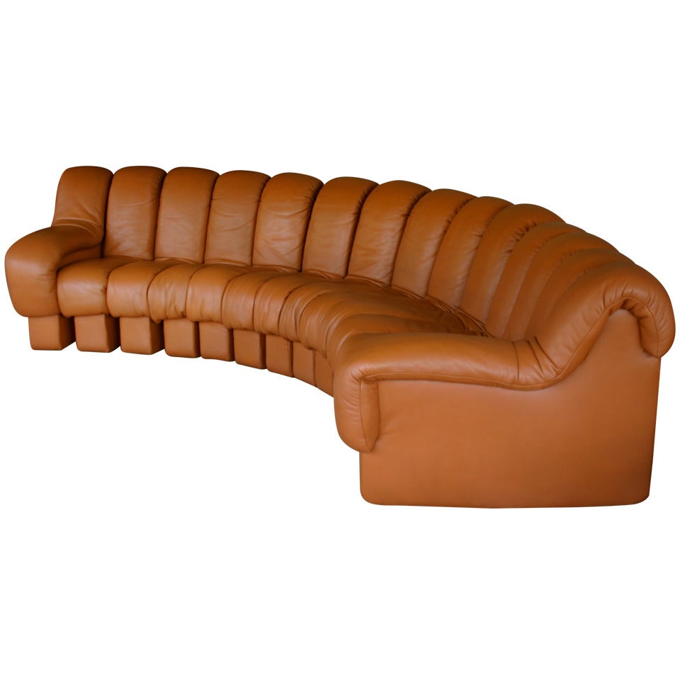 De Sede non-stop leather sofa DS-600