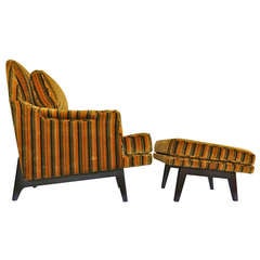 Lounge Chair and Ottoman by Roger Sprunger for Dunbar