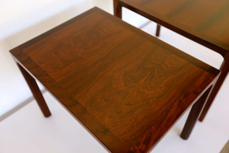 Pair of Fine Danish Rosewood Side Tables 3