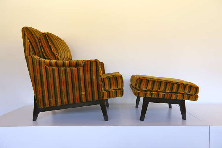 Lounge Chair and Ottoman by Roger Sprunger for Dunbar 1