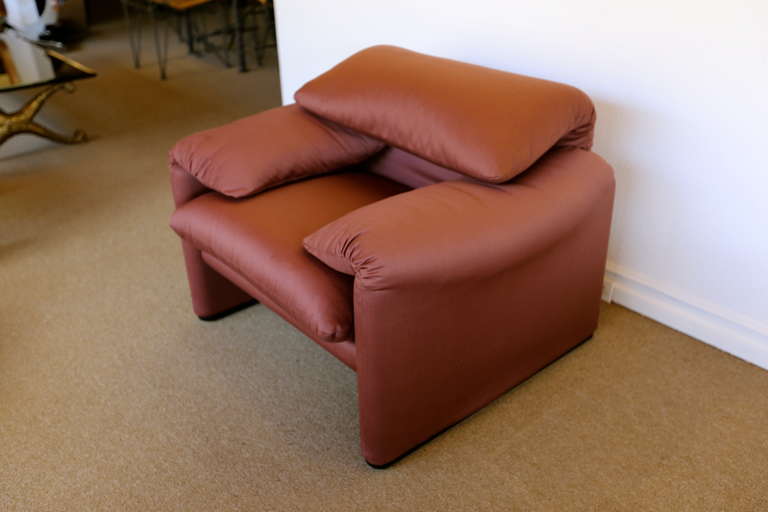 Pair of Vico Magistretti Lounge Chairs for Cassina 4