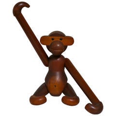 Vintage Largest Monkey Sculpture by Kay Bojesen