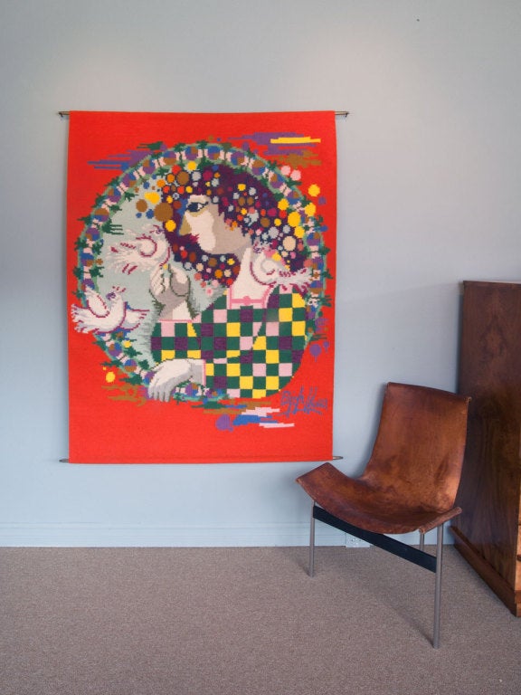 Tapestry by Bjorn Wiinblad