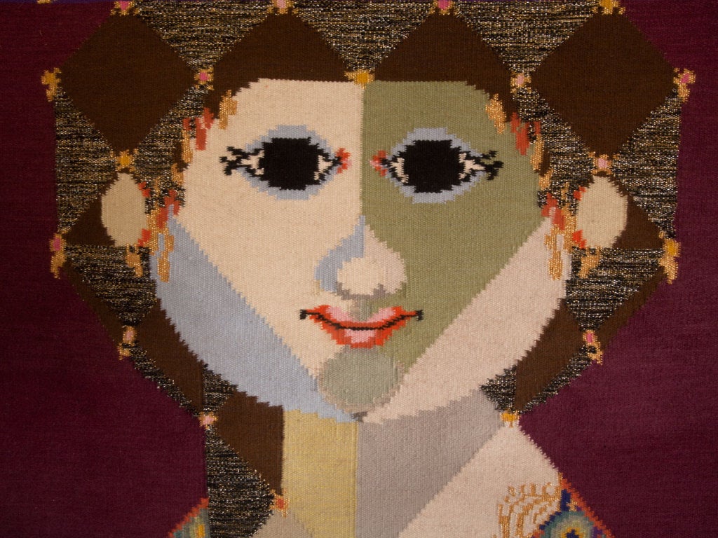 Late 20th Century Tapestry by Bjorn Wiinblad