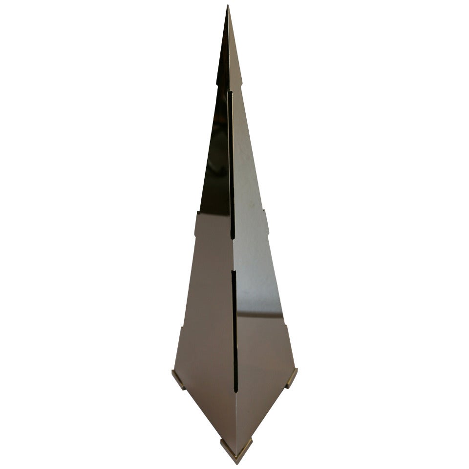 Signed Pyramid Lamp by Gabriela Crespi = MOVING SALE!!!!!!