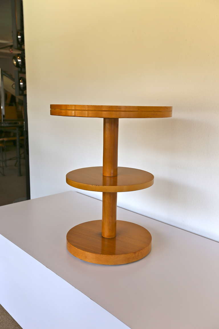 Three-Tiered Side Table by Edward Wormley In Good Condition In Costa Mesa, CA