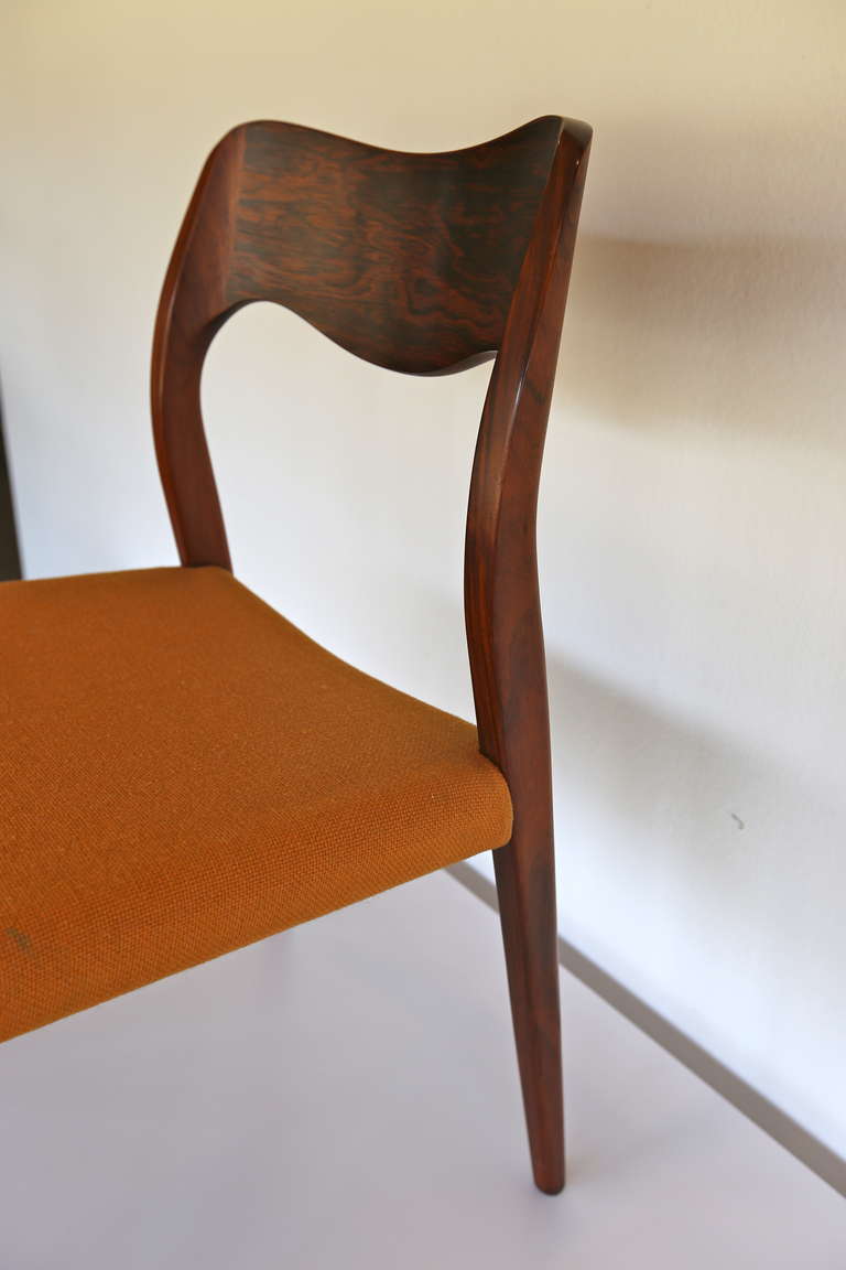 Set of Four Rosewood Dining Chairs by Niels O. Moller 4