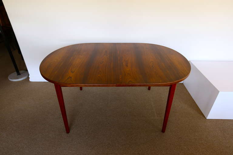 Mid-Century Modern Rosewood Dining Table by Nils Jonsson for Troeds