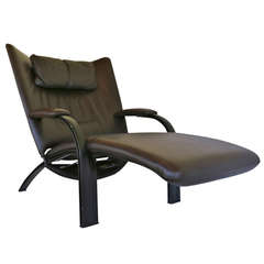 Modernist Leather Lounge Chair