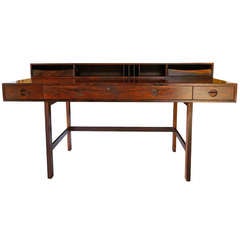 Vintage Rosewood Flip-Top Desk by Peter Lovig Nielsen