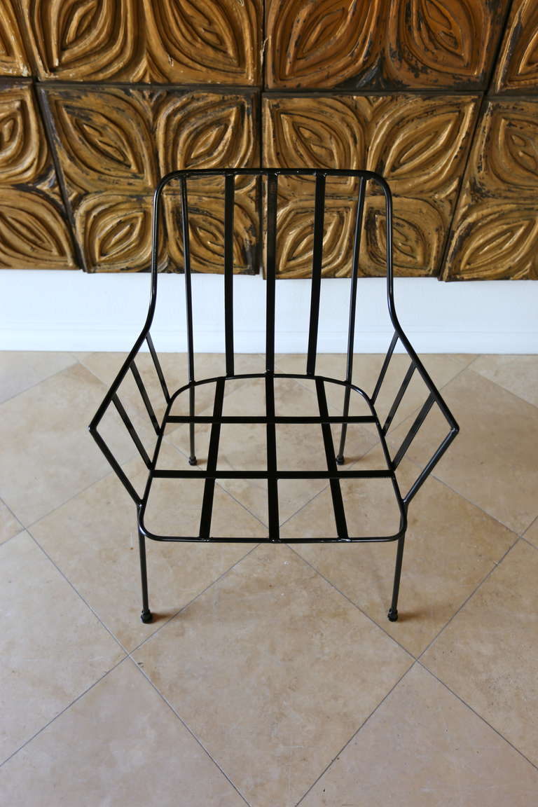 Iron Dining Set by Paul Laszlo for Pacific Iron 1