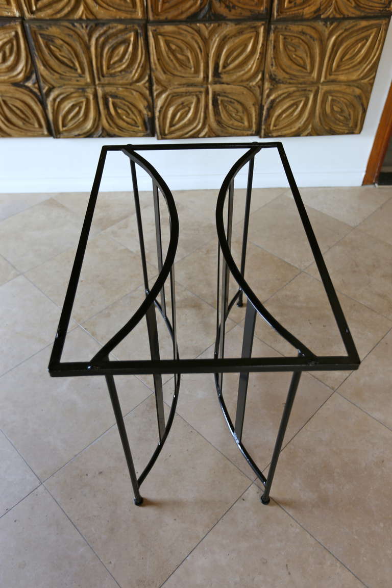 Console Table by Paul Laszlo for Pacific Iron In Excellent Condition In Costa Mesa, CA