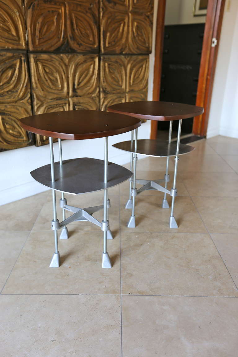 20th Century Pair of Side Tables by Robert Josten