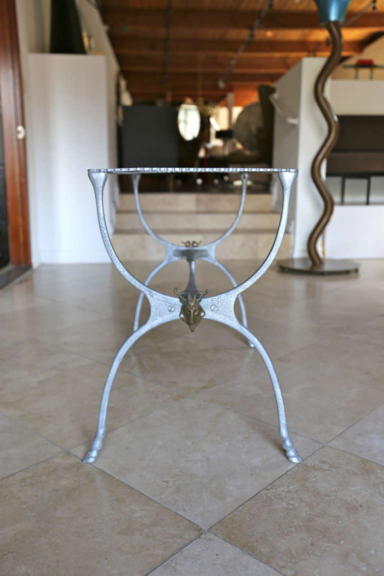 American Sculptural Satyr Console Table