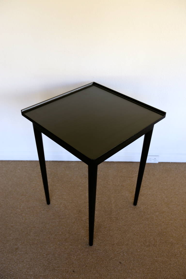 Tall Corner Table By Edward Wormley for Dunbar.