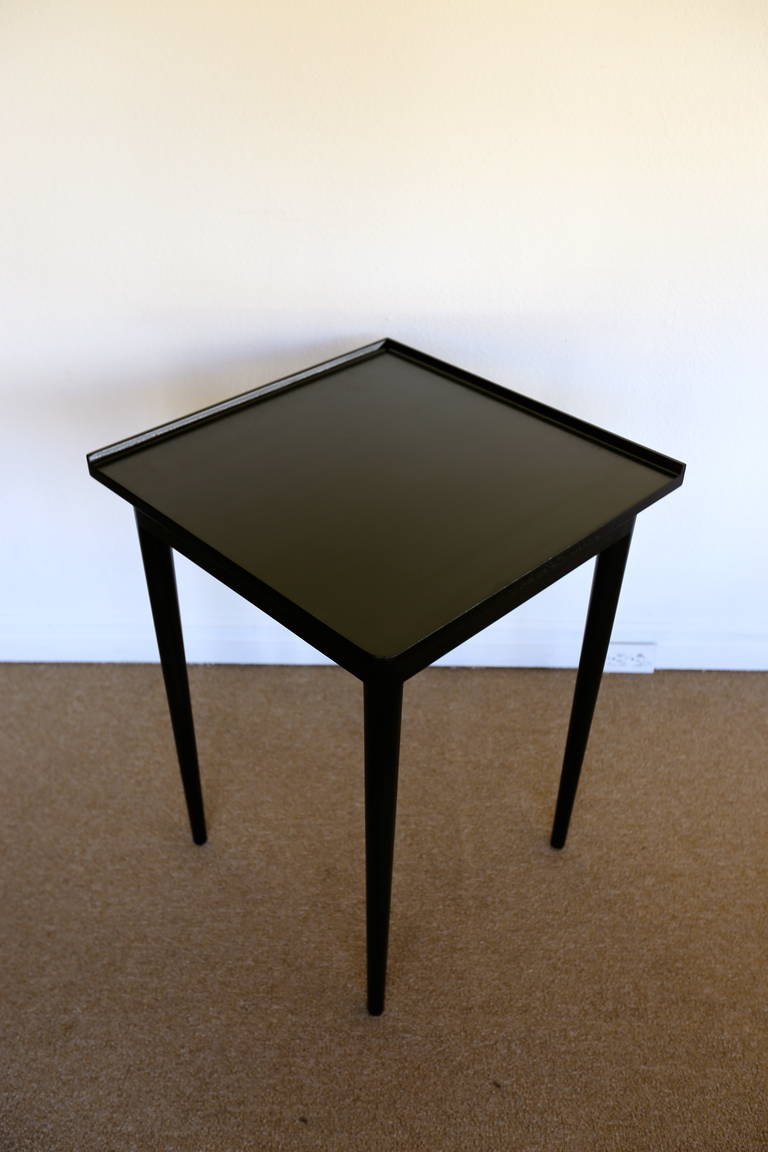 American Tall Corner Table by Edward Wormley for Dunbar