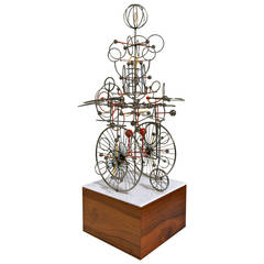 Motorized "Flying Machine" Sculpture by Joseph Burlini