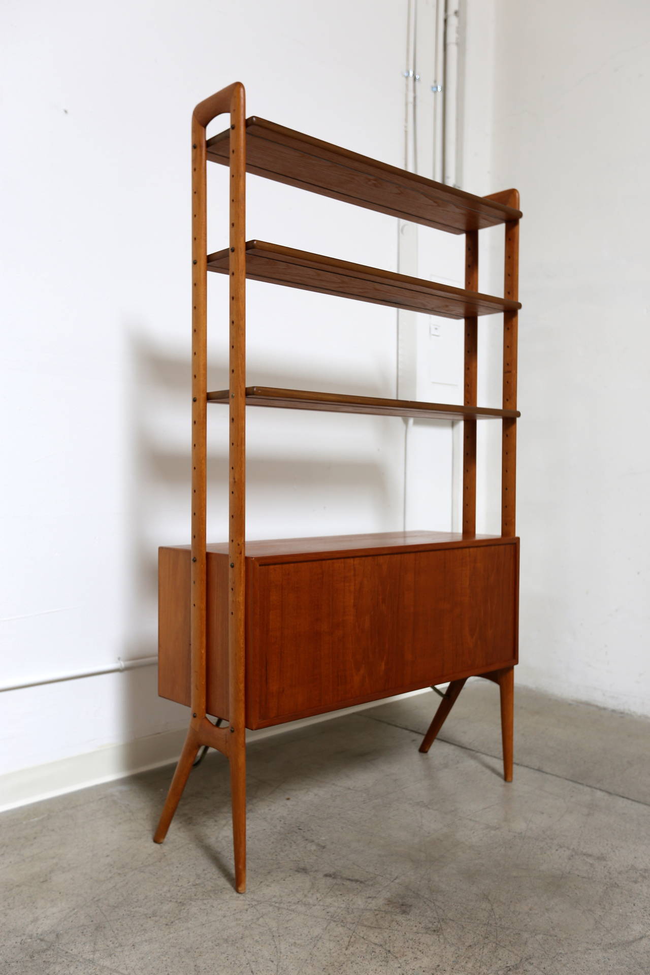 20th Century Free Standing Wall Unit by Kurt Ostervig