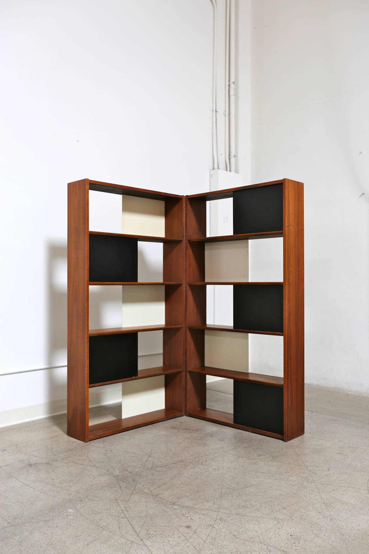Hinged Bookcase by Evans Clark at 1stDibs evansclark, hinged bookshelf