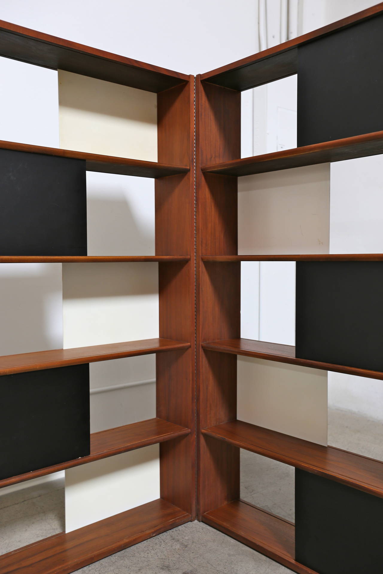Hinged Bookcase by Evans Clark at 1stDibs evansclark, hinged bookshelf