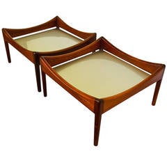Pair of Kristian Solmer Vedel Rosewood Side Tables