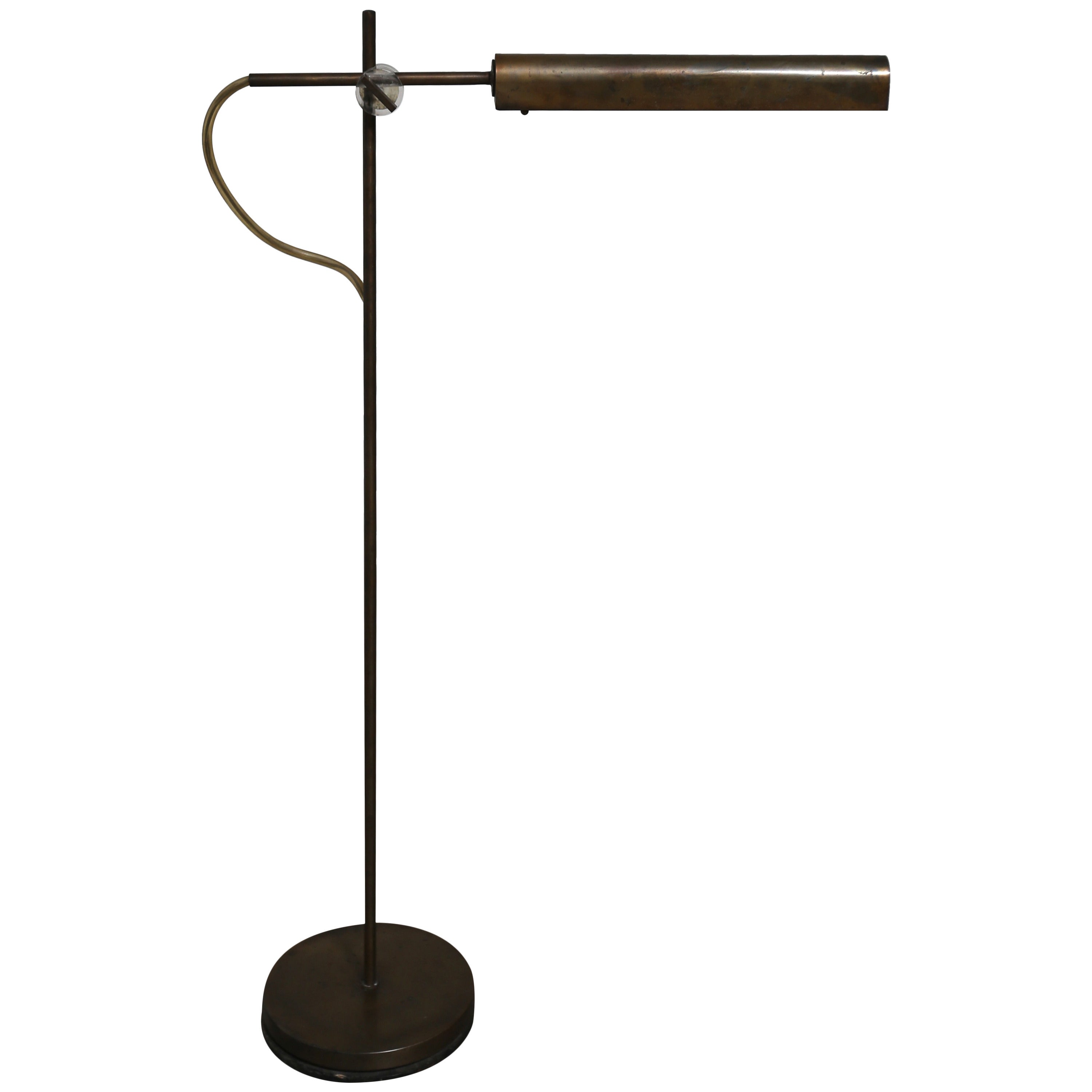 Stuart Barnes for Robert Long Bronze Floor Lamp