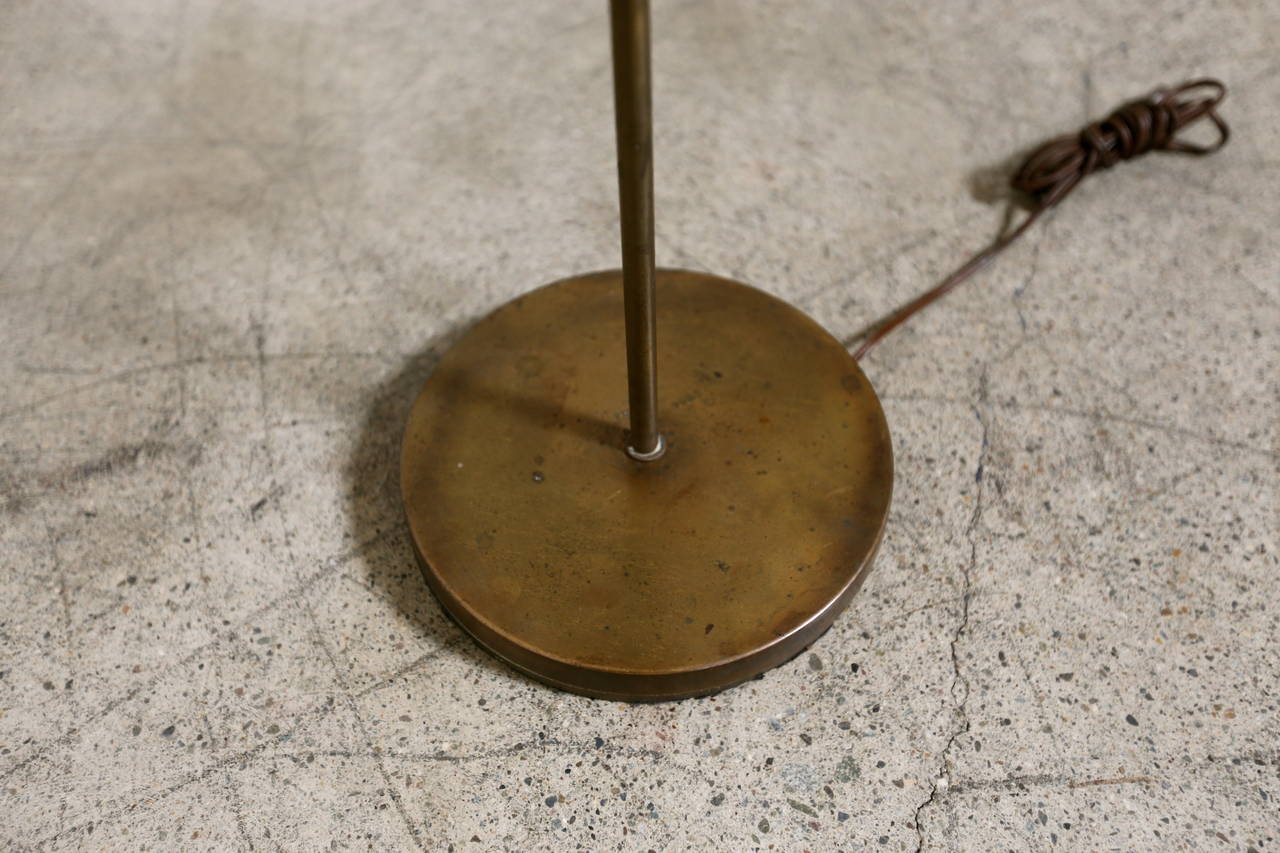 20th Century Stuart Barnes for Robert Long Bronze Floor Lamp