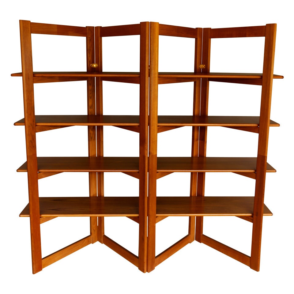 Danish Teak Bookcase / Room Divider