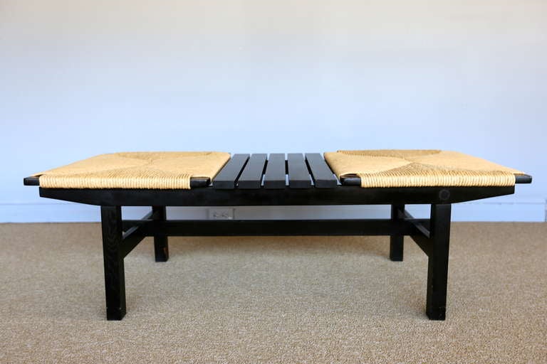 Mid-Century bench by AFM furniture, Japan.