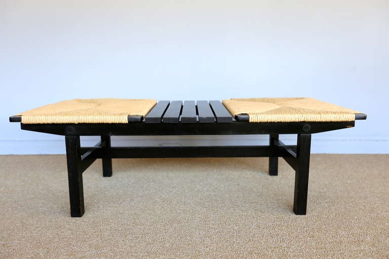 Japanese Mid-Century Bench by AFM Furniture, Japan