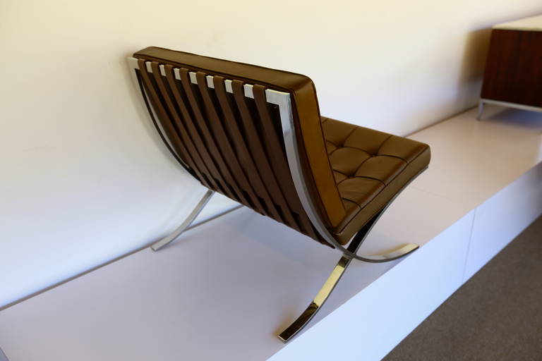 American Knoll 1975 Barcelona Chair by Mies van der Rohe