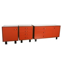 Retro Set of three cabinets by GEORGE NELSON for HERMAN MILLER