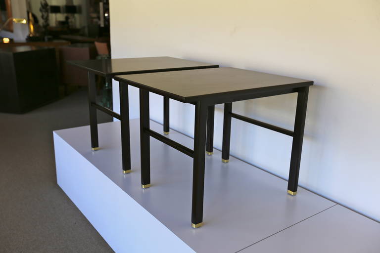 American Pair of Side Tables by  Edward Wormley for Dunbar