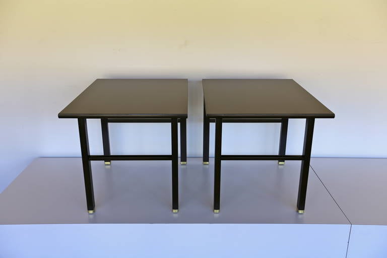 Mid-20th Century Pair of Side Tables by  Edward Wormley for Dunbar