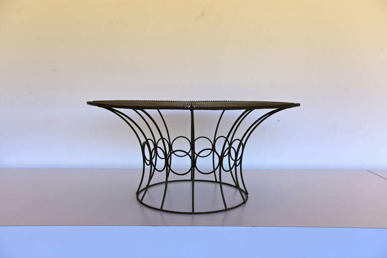 Iron Side Table by John Risley