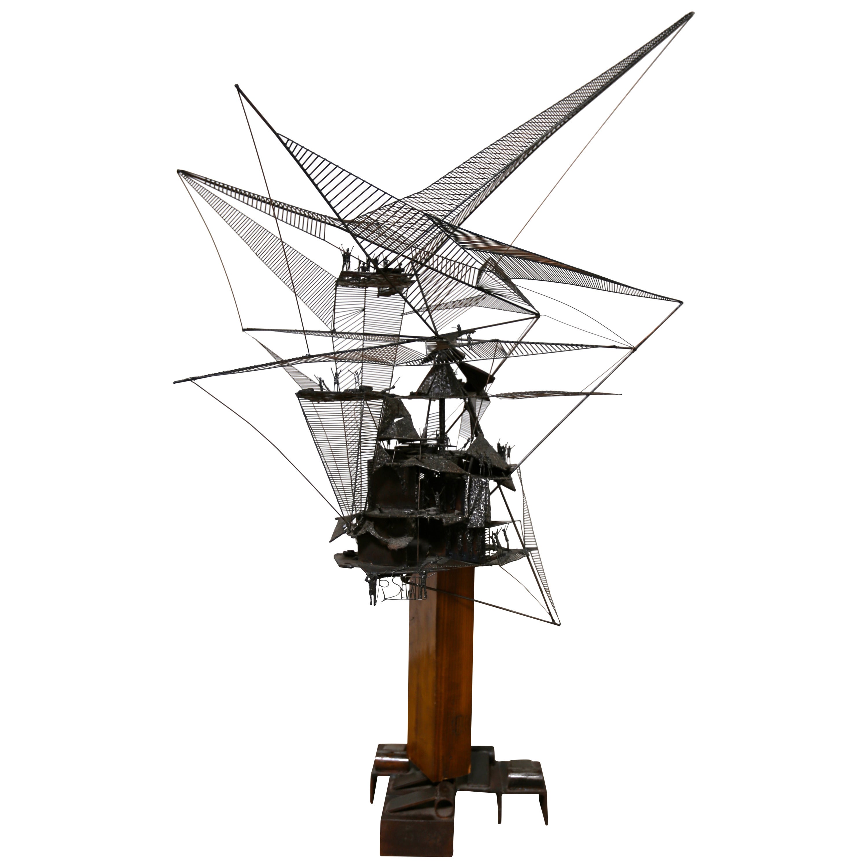 Floor Standing Sculpture by Artist Rick Stewart
