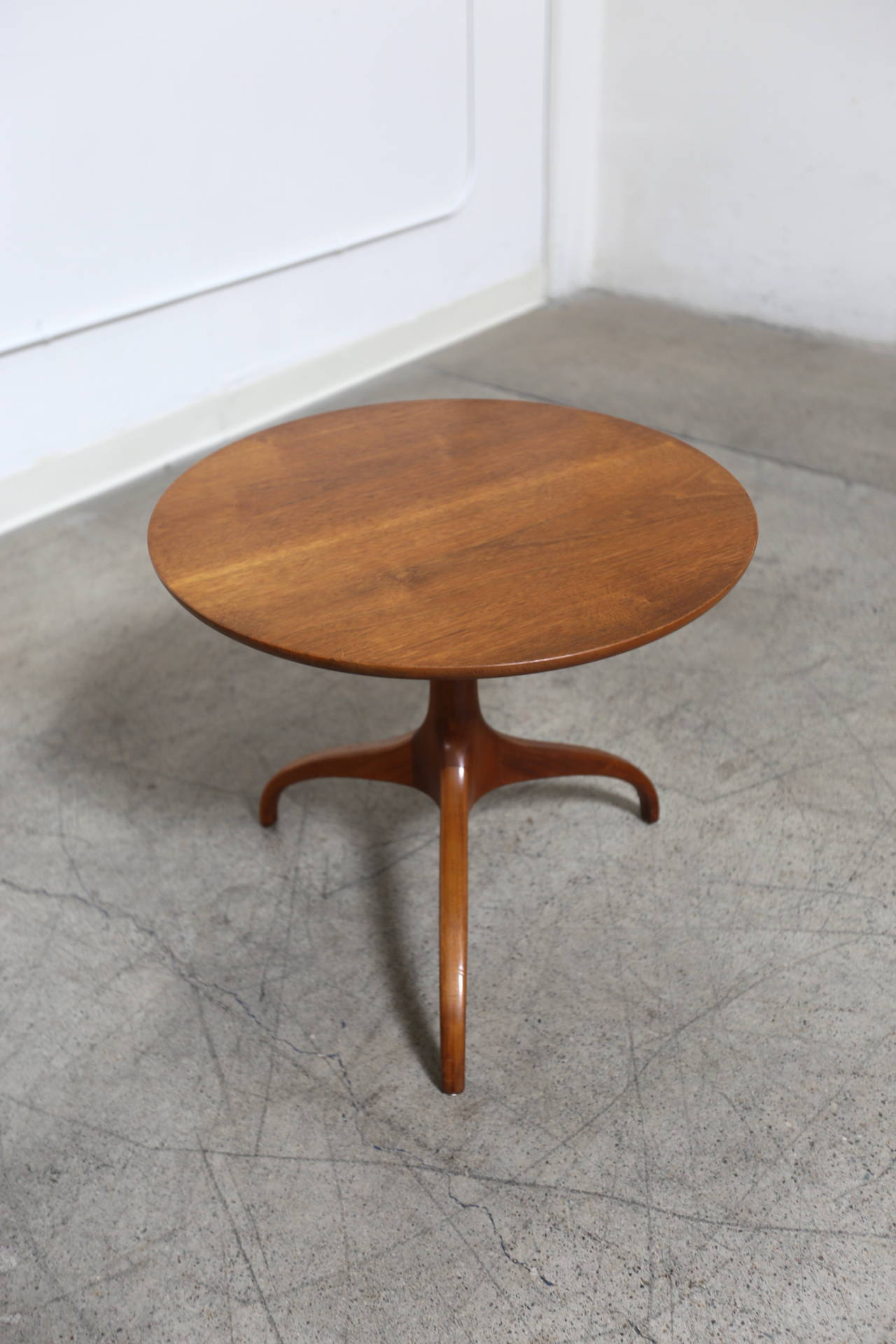 Sculptural side or occasional table by Henredon.