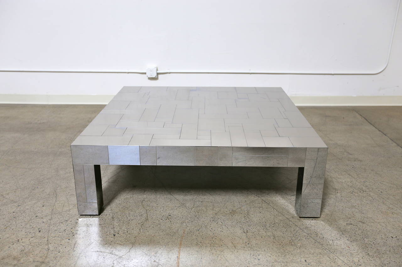Mid-Century Modern Large Cityscape Coffee Table by Paul Evans