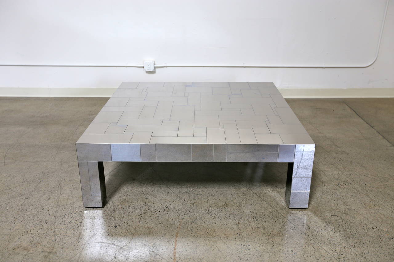 Large Cityscape Coffee Table by Paul Evans In Good Condition In Costa Mesa, CA